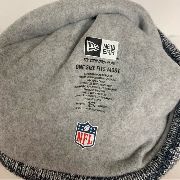 NWOT Chicago Bears New Era Fleece Lined Winter Beanie - Picture 4 of 5